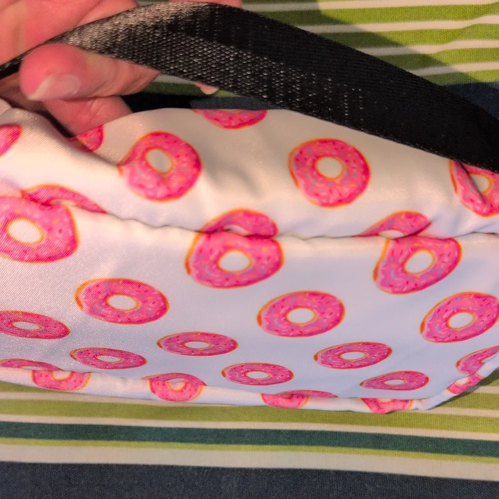 Donut Pattern Travel Hanging  Cosmetic Bag